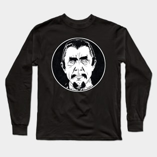 MURDER LEGENDRE - White Zombie (Circle Black and White) Long Sleeve T-Shirt